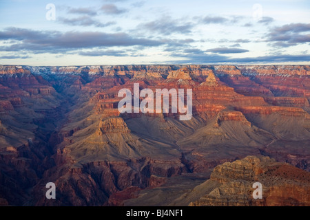 Le Parc National du Grand Canyon au coucher du soleil. Banque D'Images