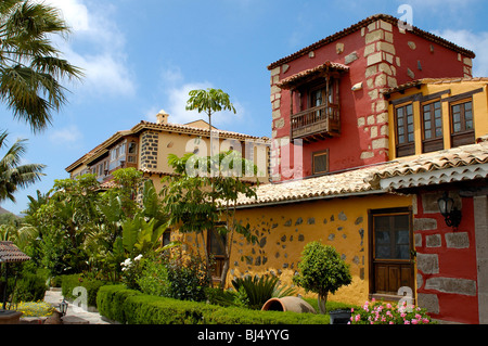 L'Espagne, Iles Canaries, Tenerife, l'hôtel El Nogal Vilaflor, manoir 18e siècle Banque D'Images