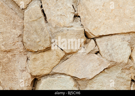 Stone Wall background tourné avec un objectif macro Banque D'Images