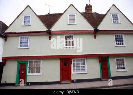 Quartier Hollandais maisons Angleterre Essex Colchester Banque D'Images