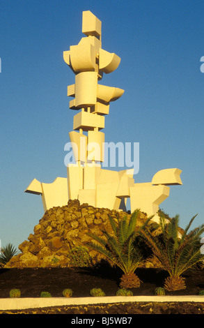 MONUMENTO AL CAMPESINO, AGRICULTEURS MONUMENT, conçue par l'ARTISTE César Manrique, Playa Blanca, Lanzarote, îles Canaries, Espagne Banque D'Images