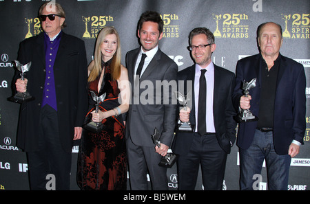 T BONE BURNETT SCOTT COOPER Robert DUVALL 25ÈME FILM INDEPENDENT SPIRIT AWARDS PRESSE LE CENTRE-VILLE DE LOS ANGELES CA USA 05 Mar Banque D'Images