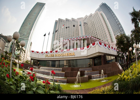 L'Indonésie, Java, Jakarta, Indonésie Plaza, Grand Hyatt entrée de l'hôtel Banque D'Images