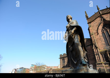 Statue de Lady Red House à Wolverhampton England Uk Banque D'Images