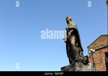 Statue de Lady Red House à Wolverhampton England Uk Banque D'Images