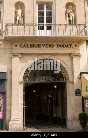 GAlerie Vero-Dodat, Paris, France. Banque D'Images