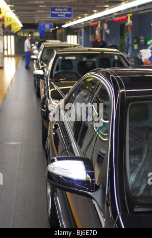 La construction automobile, Sindelfingen, Allemagne Banque D'Images