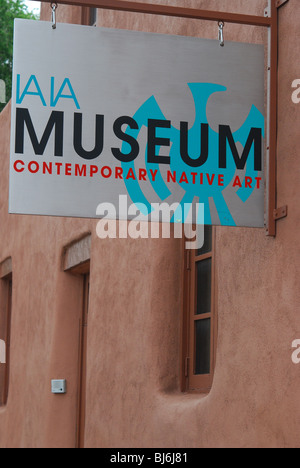 Santa Fe, Nouveau Mexique Musée IAIA Art autochtone contemporain Banque D'Images