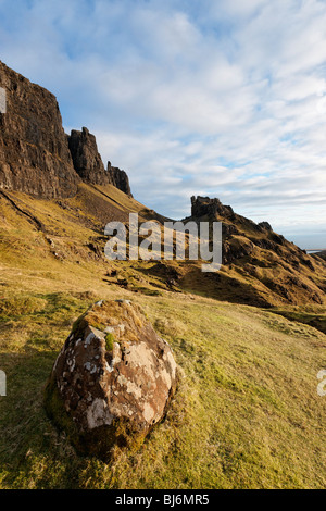 Le Quirang, Trotternish, Isle of Skye, Scotland, UK. Banque D'Images
