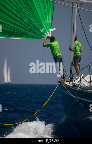 Scorpione dei mari lors de la Coupe du Super Yacht, Palma de Mallorca, Espagne Banque D'Images