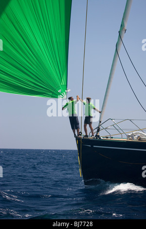 Scorpione dei mari lors de la Coupe du Super Yacht, Palma de Mallorca, Espagne Banque D'Images