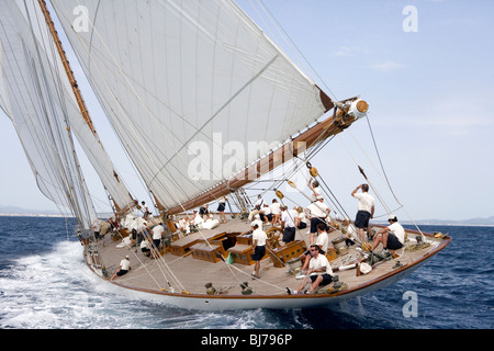 La Coupe du Super Yacht, Palma de Mallorca, Espagne Banque D'Images