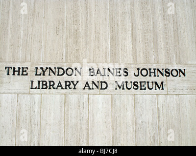 Musée LBJ sur Campus UT Banque D'Images