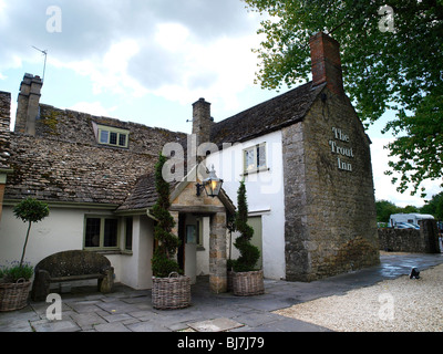 Le Trout Inn Lower Wolvercote, Oxford, Banque D'Images