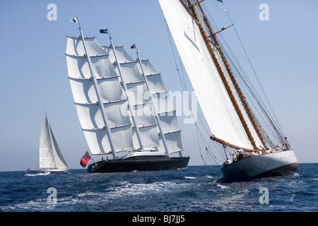 La Coupe du Super Yacht, Palma de Mallorca, Espagne Banque D'Images