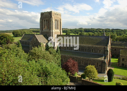 L'Abbaye de Mount Saint Bernard, Charnwood Forest, Leicestershire, England, UK Banque D'Images