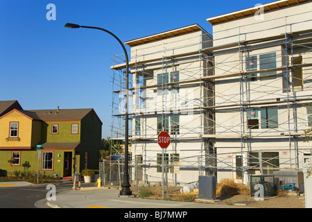 Développement d'Ironworks lofts et maisons à West Sacramento, Californie, USA Banque D'Images