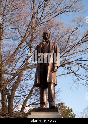 Statue de Cornelius Vanderbilt. L'Université Vanderbilt. Nashville, Tennessee. Banque D'Images