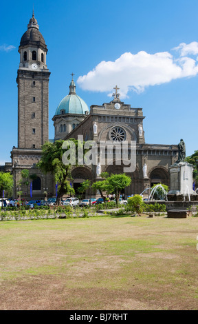 La Cathédrale de Manille ; Intramuros, de Manille, Philippines Banque D'Images