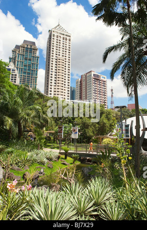 Greenbelt Business district, de Manille, Philippines Makati Banque D'Images