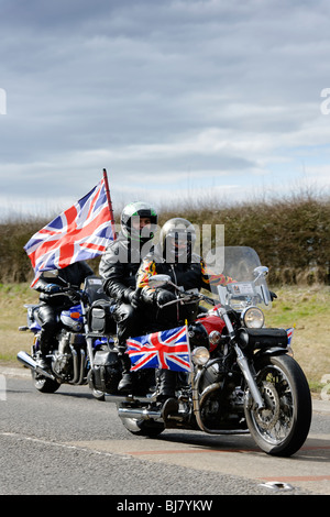 Héros afghans - Motorcycle Rally Banque D'Images