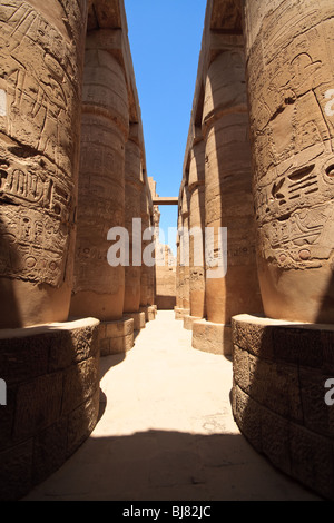 Afrique Egypte Temple de Karnak Louxor en Haute Egypte Banque D'Images