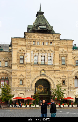 Du grand magasin gum et centre commercial, la Place Rouge, Moscou, Russie Banque D'Images