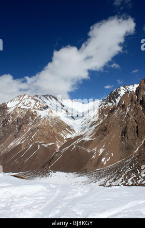 Los Penitentes ski resort, Mendoza, Argentine Banque D'Images