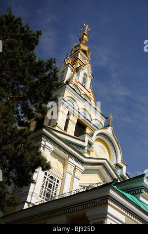 Cathédrale de l'Ascension, Almaty Banque D'Images