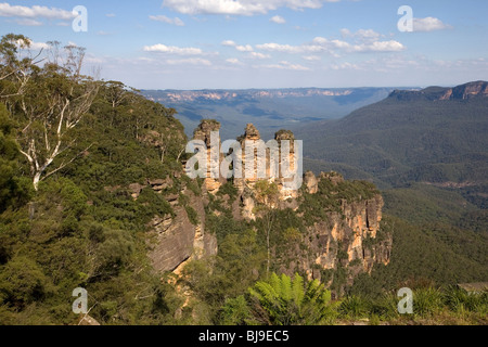 Trois Sœurs, Blue Mountains, Australie Banque D'Images