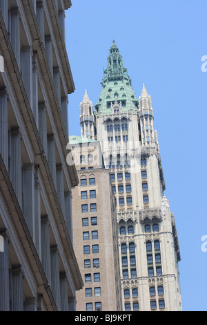 Woolworth Building, New York City, USA Banque D'Images