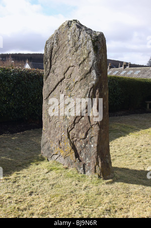 Manse glamis angus stone symbole ecosse mars 2010 Banque D'Images