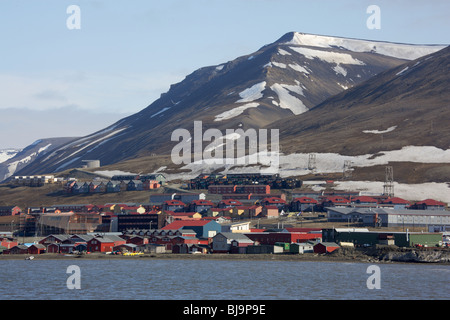 Peu d'Outpost ville de Longyearbyen, au Spitzberg ou Svalbard, Norvège Banque D'Images