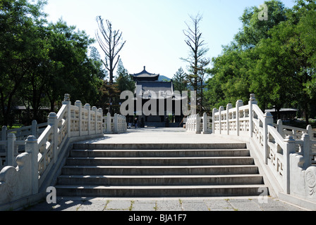 Jinci', 'l'ancien temple bouddhiste, est situé à la source de la rivière Jin par Xuanweng Mountain 25km au sud-ouest de Taiyuan. Banque D'Images