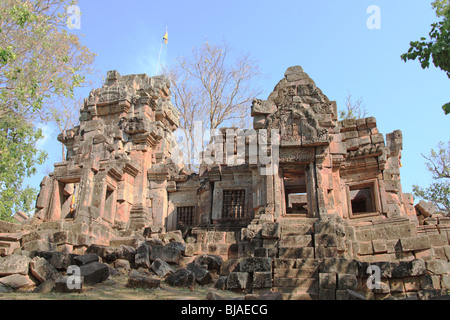 Temple d'ek phnom à Battambang, Cambodge Banque D'Images