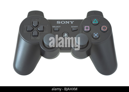 Un "Sony Playstation 3 sans fil 'dual'' de choc du contrôleur. Banque D'Images