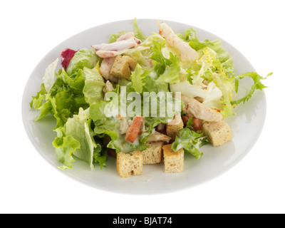 Salade de poulet Ceaser Banque D'Images