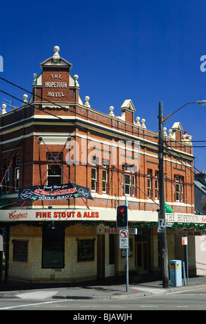 Pub australienne traditionnelle : l'hôtel Hopetoun, Sydney Banque D'Images