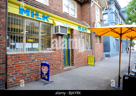 L'un des rares bars laitiers australiens. Banque D'Images