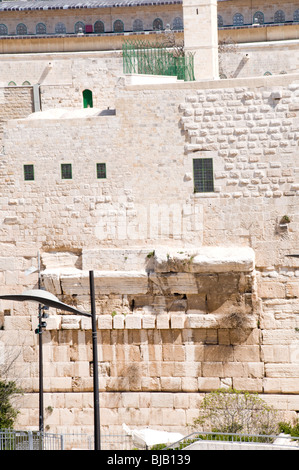 Israël, Jérusalem, Vieille Ville, Robinson's Arch Banque D'Images