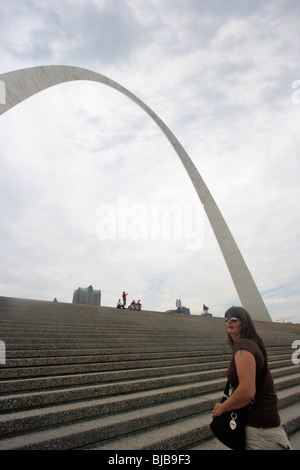 La Gateway Arch, Saint Louis, USA Banque D'Images