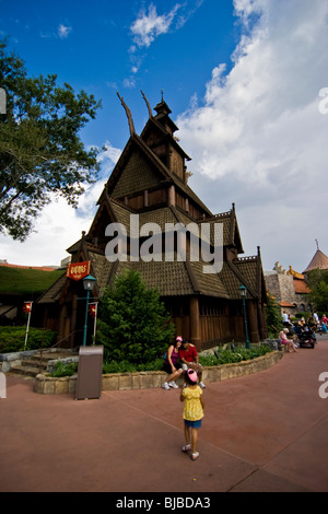 Le parc Epcot de Walt Disney World building Banque D'Images