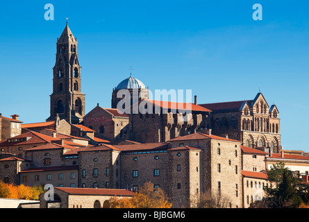 Cathédrale DE NOTRE-DAME-DU-PUY, LE PUY EN VELAY Banque D'Images