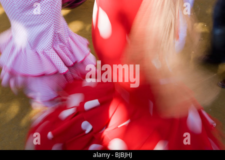 Danseurs de Flamenco, Jerez De La Frontera, Andalousie, Espagne Banque D'Images