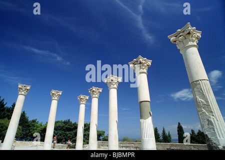 Grèce, îles du Dodécanèse, Kos, Asklepion, temple d'Apollon Banque D'Images