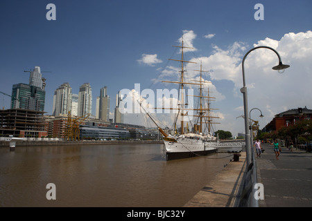 Dans la frégate presidente sarmiento de Puerto Madero Capital Federal Buenos Aires Argentine Amérique du Sud Banque D'Images