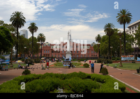 Plaza de Mayo et la Casa Rosada monserrat district Capital Federal Buenos Aires Argentine Amérique du Sud Banque D'Images