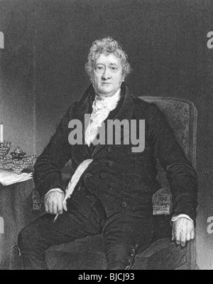 Thomas Clarkson (1760-1846) gravure sur des années 1800. Militant de premier plan contre le commerce des esclaves dans l'Empire britannique. Banque D'Images