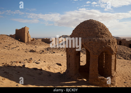 Nécropole paléochrétienne, Baqawat à el Kharga oasis, Egypte Banque D'Images