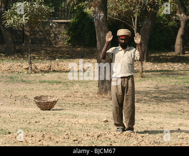 Les travailleurs de New Dehli, Inde Banque D'Images
